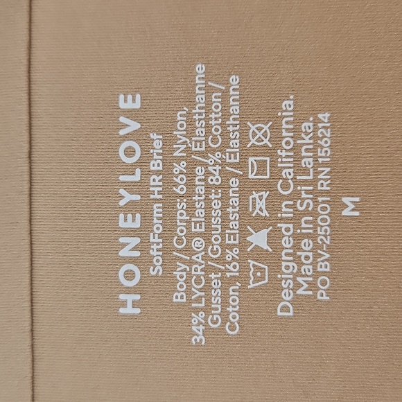 Honeylove Softform High Rise Brief No Show Seamless M NWT - Picture 3 of 7